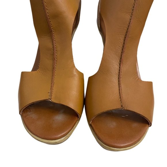 Sofft Dabney Leather Heels in Luggage/Tan, Size 7 - Picture 8 of 11